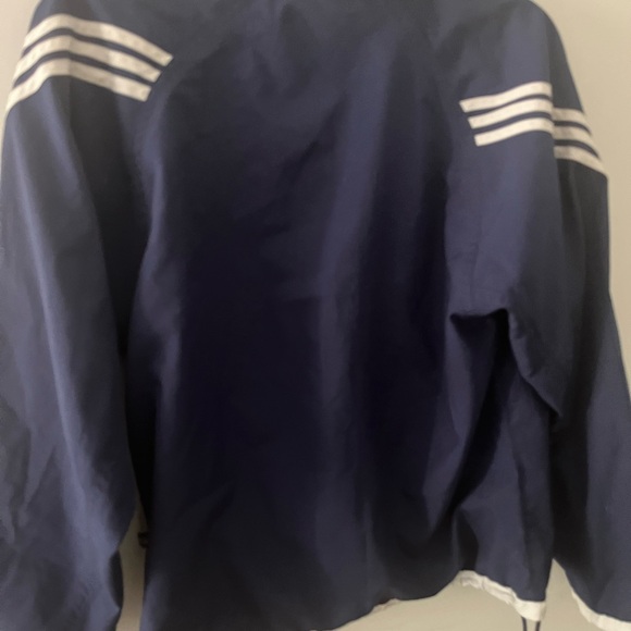 Adidas Navy Blue Y2K Windbreaker Jacket - Picture 2 of 4